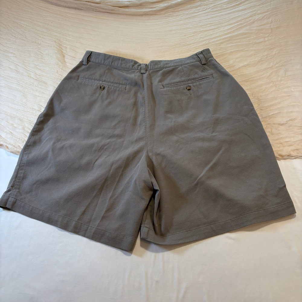 Adidas‎ Womens Olive Balloon Corduroy Skorts Tennis Preppy Olive Skorts Size 12 - Picture 7 of 8